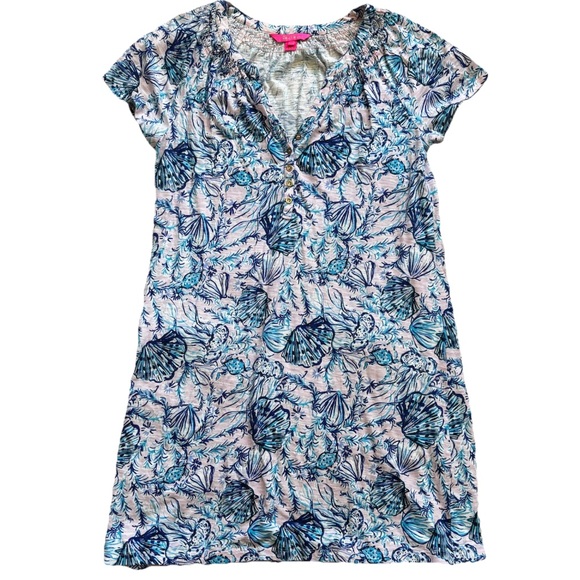 LILLY PULITZER ESSIE DRESS SIZE MEDIUM VACATION PREPPY PRETTY - Picture 6 of 6